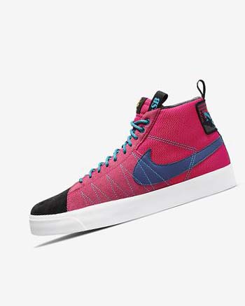 Nike SB Zoom Blazer Mid PRM Rosas Azules Azul Rey Oscuro Azules | MX 4993